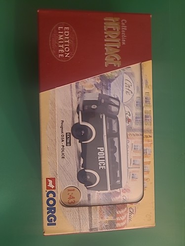 Corgi peugeot police - corgi,